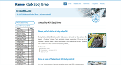 Desktop Screenshot of kanoe-brno.cz