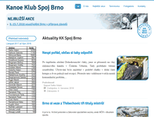 Tablet Screenshot of kanoe-brno.cz